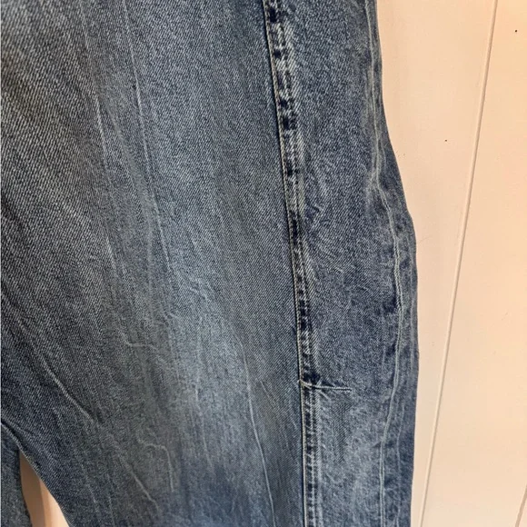 Good American Good Extreme Barrel Jeans High Rise Loose Fit Size 8 / 29 - Picture 6 of 9